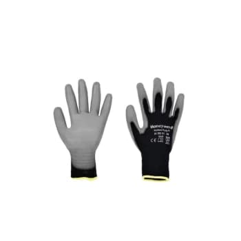 Image of 2400251 Perfect 3/4 Coated Black/Grey Gloves - Size 7