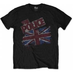 Image of The Police - Vintage Flag Mens XX-Large T-Shirt - Black