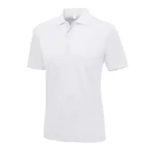 Image of AWDis Just Cool Mens Smooth Short Sleeve Polo Shirt (3XL) (Arctic White)