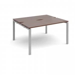 Image of Adapt II Starter Units Back to Back 1400mm x 1200mm - Silver Frame wa