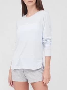 Image of adidas U For U Long Sleeve Top - Light Blue Size M Women