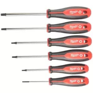 Image of Milwaukee 6 Piece Tri-Lobe Torx Screwdriver Set