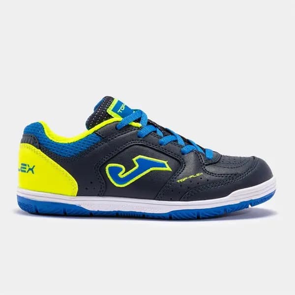 Image of Joma Top Flex 805 Royal Junior Indoor Football Trainers - Blue C13