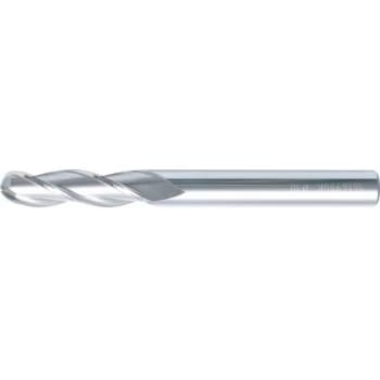 Image of 12.00MM Carbide 3 Flute Plain Shank Long Series Ball Nosed End Mills - Kennedy