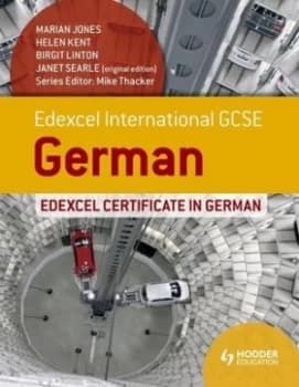 Image of Edexcel International Gcse and Certificate German by Marian Jones Paperback