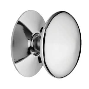 Image of Wickes Victorian Door Knob - Chrome 30mm Pack of 4
