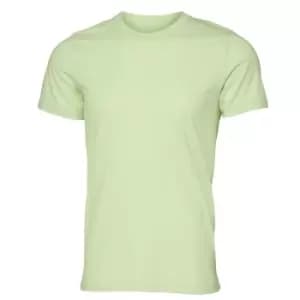 Image of Canvas Unisex Jersey Crew Neck T-Shirt / Mens Short Sleeve T-Shirt (S) (Spring Green)