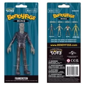 Image of Noble Collection Universal Monsters Frankensteins Monster Mini Bendyfig 5.5 Inches