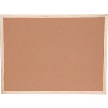 Image of Cork Notice Board 1200X900MM Wood Trim - Offis
