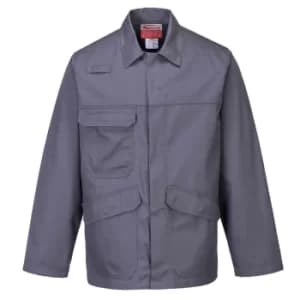 Image of Biz Flame Pro Mens Flame Resistant Jacket Grey 2XL