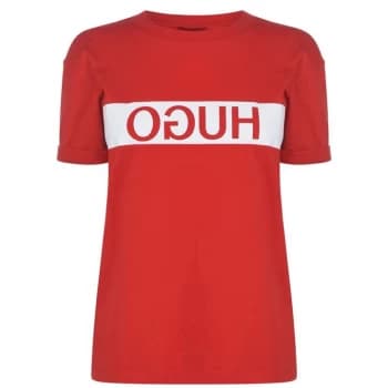 Image of HUGO Datina Rev T Shirt - Open Pink 693