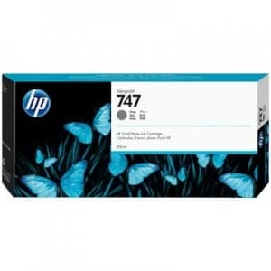 Image of HP 747 Grey Ink Cartridge 300ml