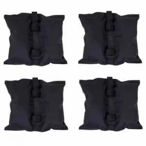 Image of Charles Bentley Gazebo Leg Weight Bags Set of 4, Black