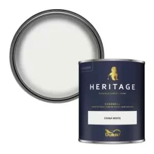 Image of Dulux Heritage China White Eggshell Paint 750ml