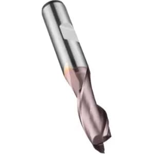 Image of C139 15.00MM HSS-E-PM 2 Flute Flatted Shank Slot Drill - TiCN Coated DIN 844 K