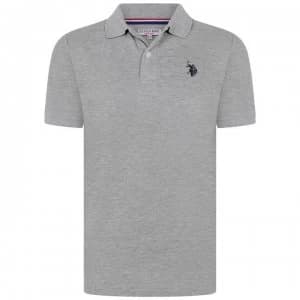 Image of US Polo Assn Pique Polo - Vintage Grey