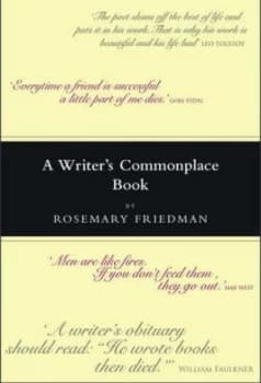 Image of A Writers Commonplace Book by Rosemary Friedman Hardback