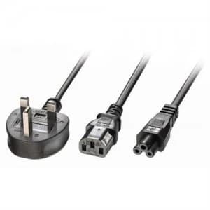 Image of Lindy 30374 power cable Black 2.5 m C13 coupler C5 coupler