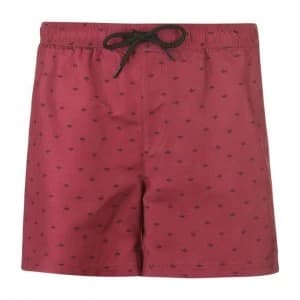 Image of Firetrap Mens Nelson Shorts - Rumba Red