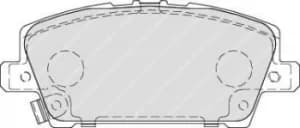 Image of Ferodo FDB1859 Brake Pad Set Front Axle Premier Car