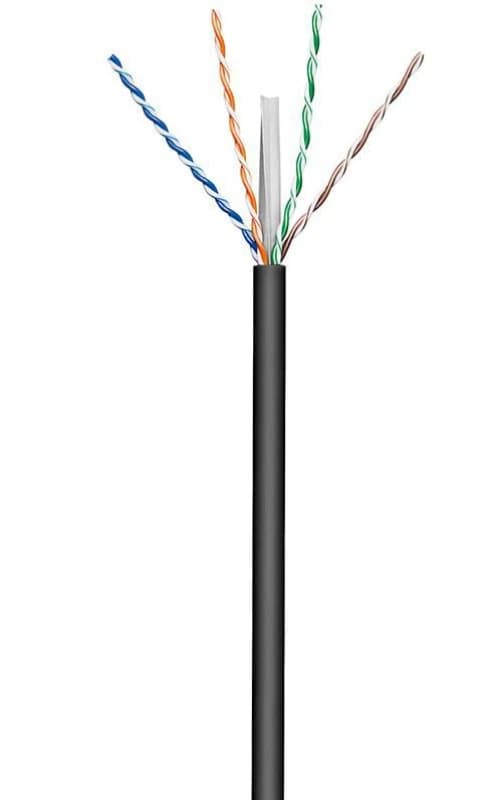 Image of Microconnect KAB023-100 networking cable Black 100 m Cat6 U/UTP (UTP)