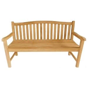 Image of Charles Bentley Solid Wooden Teak Bench