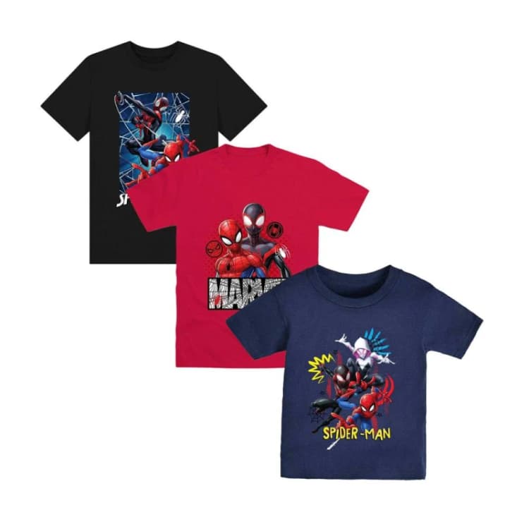 Image of Marvel TC776 boys's Children's T shirt in Black