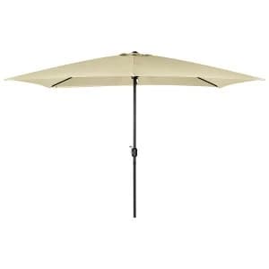 Image of Charles Bentley Rectangular Garden Parasol - Beige
