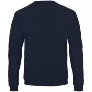 Image of B&C Adults Unisex ID. 202 50/50 Sweatshirt (2XL) (Navy Blue)