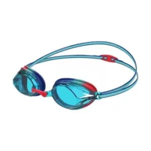Image of Speedo Vengeance Junior Mirror Goggles Red - Blue