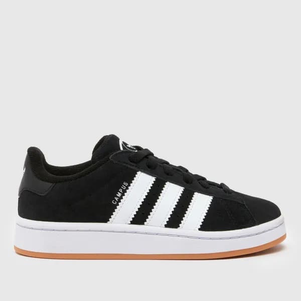 Image of adidas Black & white campus 00s Junior trainers Black & White UK 13 (EU 31½)