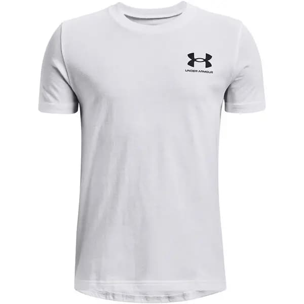 Image of Under Armour Cotton Short Sleeve T-Shirt Junior Boys Regular Fit T-Shirts 11 - 12 Years (L) Blue 59886120215