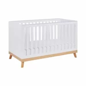 Image of Babymore Mona Cot Bed - White