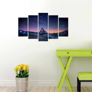 Image of 5MX-108 Multicolor Decorative MDF Painting (5 Pieces)