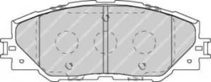 Image of Ferodo FDB4136 Brake Pad Set Front Axle Premier Car