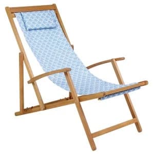 Image of Charles Bentley Deck Chair - Seashells