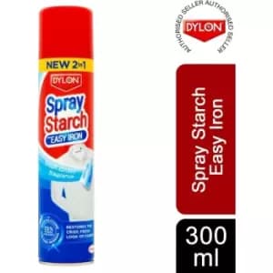Image of Dylon 2 in 1 Spray Starch with Easy Iron 300ml
