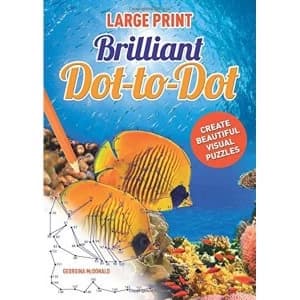 Image of Large Print Brilliant Dot-to-Dot by Georgina McDonald (Paperback, 2017)