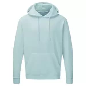 Image of SG Mens Plain Hooded Sweatshirt Top / Hoodie (XL) (Angel Blue)