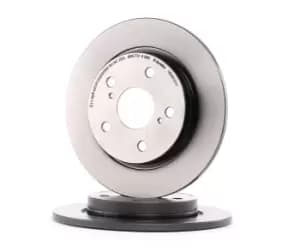 Image of BREMBO Brake disc TOYOTA 08.A912.11 4243102170,4243102180,4243112280 Brake rotor,Brake discs,Brake rotors 42431YZZAE