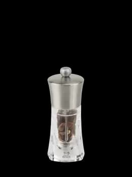 Image of Manual Chilli Grinder in Stainless Steel and Acrylic, 14cm Ouessant