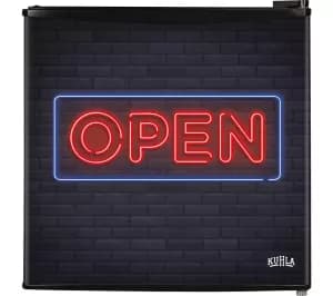 Image of Kuhla KTTF4BGB-1016 43L Open Slogan Mini Fridge