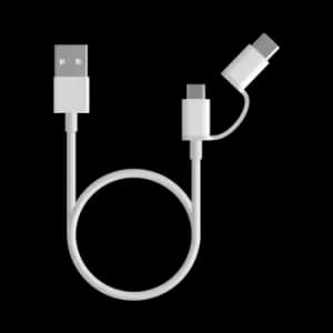 Image of Mi 2-in-1 USB Cable (Micro USB to Type C) 30cm