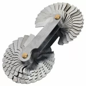 Image of Genuine SEALEY AK73SPG Screw Pitch Gauge Set 52pc BSW/Metric