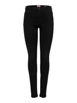 Image of ONLY Onlpaola Hw Skinny Fit Jeans Women Black