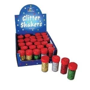 Image of Bright Ideas Assorted Glitter Shakers Pack of 30 BI0549