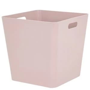 Image of Wham Studio Basket Medium duty Blush Pink Plastic Large Storage box