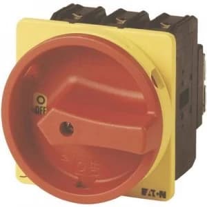 Image of Eaton P3-63/EA/SVB Limit switch Lockable 63 A 690 V 1 x 90 ° Yellow, Red