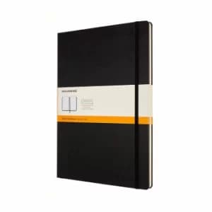Image of Moleskine Hardcover Notebook A4 Ruled Black