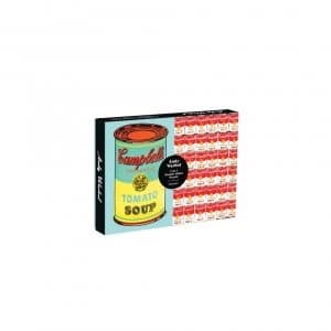 Image of Andy Warhol Soup Can 2-sided 500 Piece Puzzle
